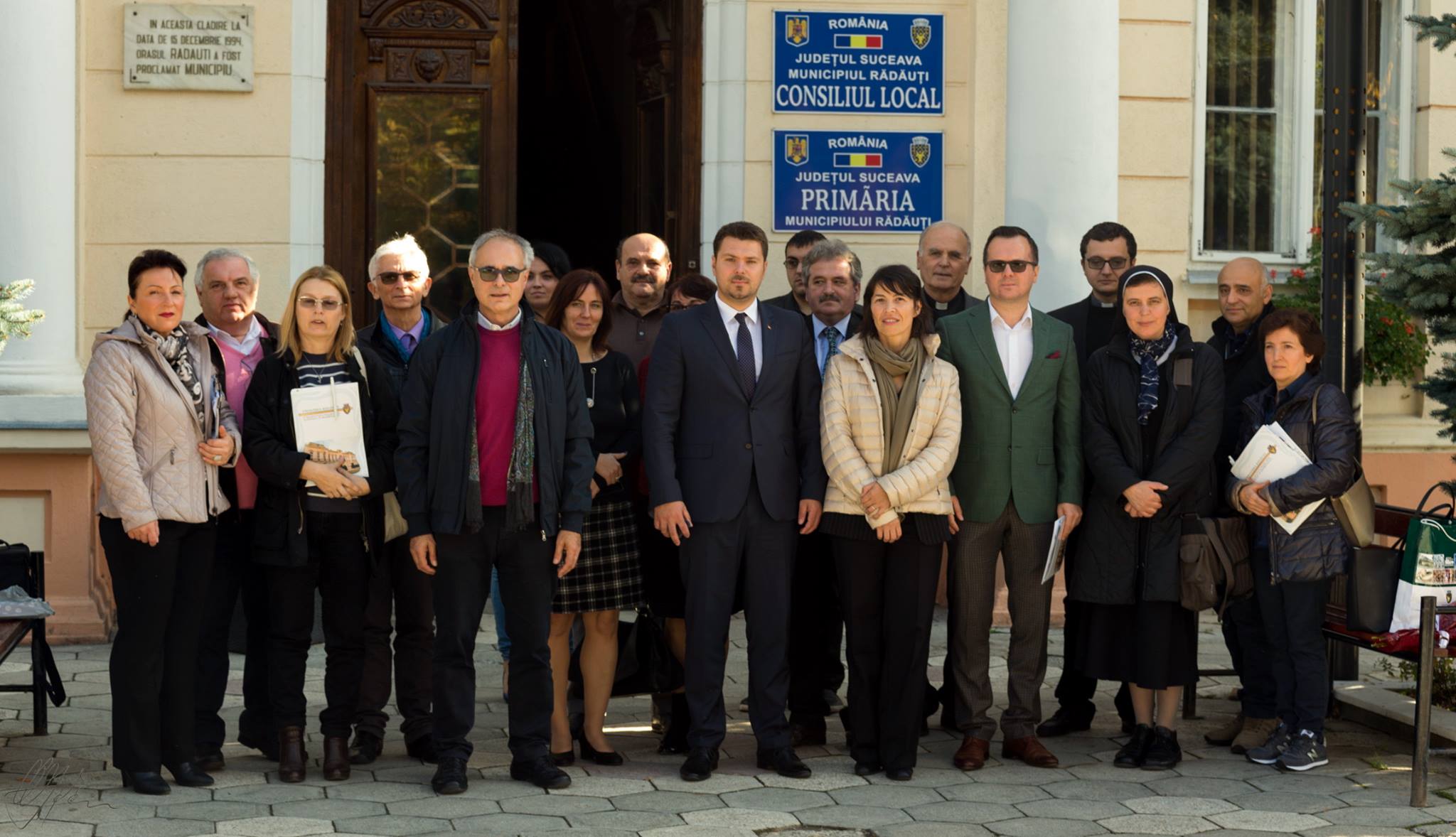 Comunicat de presa din data de 16.10.2017 cu privire la vizita delegatiei din Bagnacavallo-Italia la Primaria Municipiului Radauti